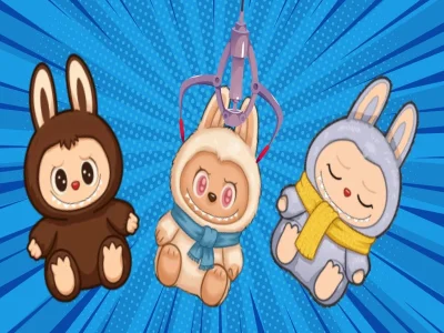 Joc Claw & Merge Labubu Drop on-line