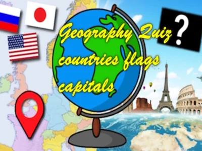Joc Testul de geografie țările steaguri capitale on-line