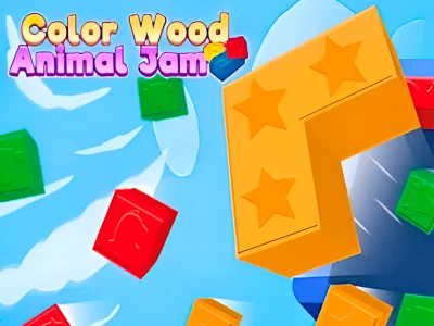 Joc Color Wood Animal Jam on-line