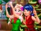 Joc Selfie cu Ladybug și Elsa de Crăciun on-line