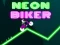 Joc Motociclist Neon on-line