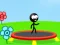 Joc Stickman pe Trampolină on-line