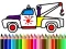 Joc Înapoi la școală: Colorare de camioane on-line