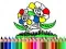 Joc Înapoi la școală: Colorarea florilor on-line