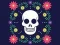 Joc Puzzle cu Skull Colorat on-line