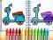 Joc Carte de colorat cu biciclete drăguțe on-line