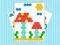 Joc Artă de Puzzle Mozaic on-line
