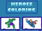 Joc Colorare Eroi on-line