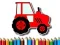 Joc Colorare Ușoară pentru Copii - Tractor on-line