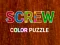 Joc Puzzle-ul de culoare înșurubată on-line Joc Puzzle-ul de culoare înșurubată on-line