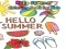 Joc Hello Summer Carte de colorat pentru copii on-line Joc Hello Summer Carte de colorat pentru copii on-line