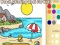 Joc Carte de colorat pe plajă pentru copii on-line