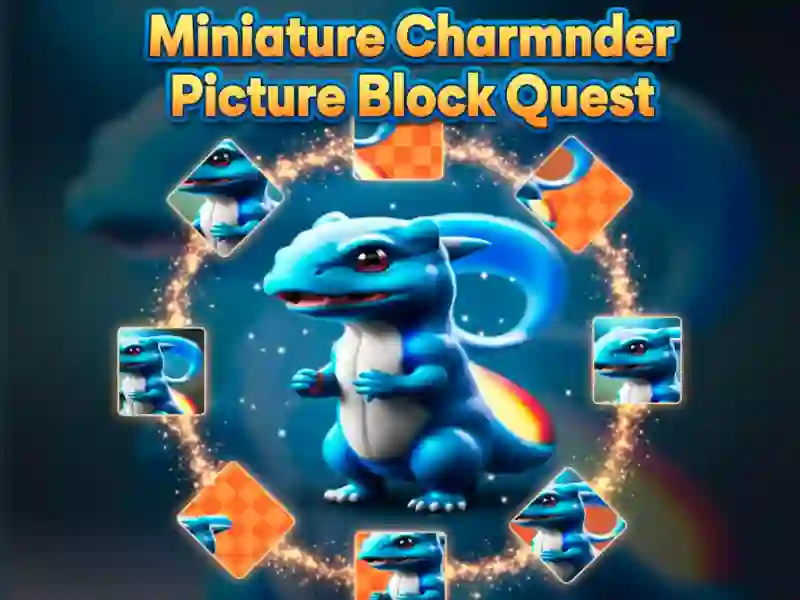 Joc Miniatura Charmander Picture Block Quest on-line