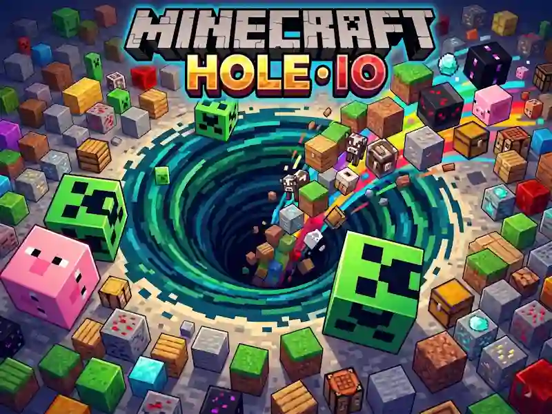 Joc Minecraft Hole IO on-line
