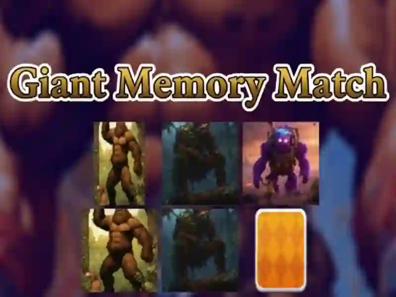 Joc Meci de memorie uriașă on-line
