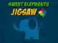 Joc Puzzle cu Elefanți Dulci on-line