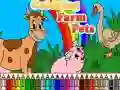 Joc Colorare Pets de Fermă on-line Joc Colorare Pets de Fermă on-line