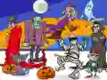 Joc Găsește 5 Diferențe Halloween on-line Joc Găsește 5 Diferențe Halloween on-line