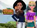 Joc Jasmine și Rapunzel la Camping on-line Joc Jasmine și Rapunzel la Camping on-line