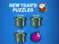 Joc Puzzles de Anul Nou on-line Joc Puzzles de Anul Nou on-line