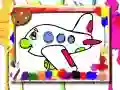 Joc Carte de Colorat Avioane on-line