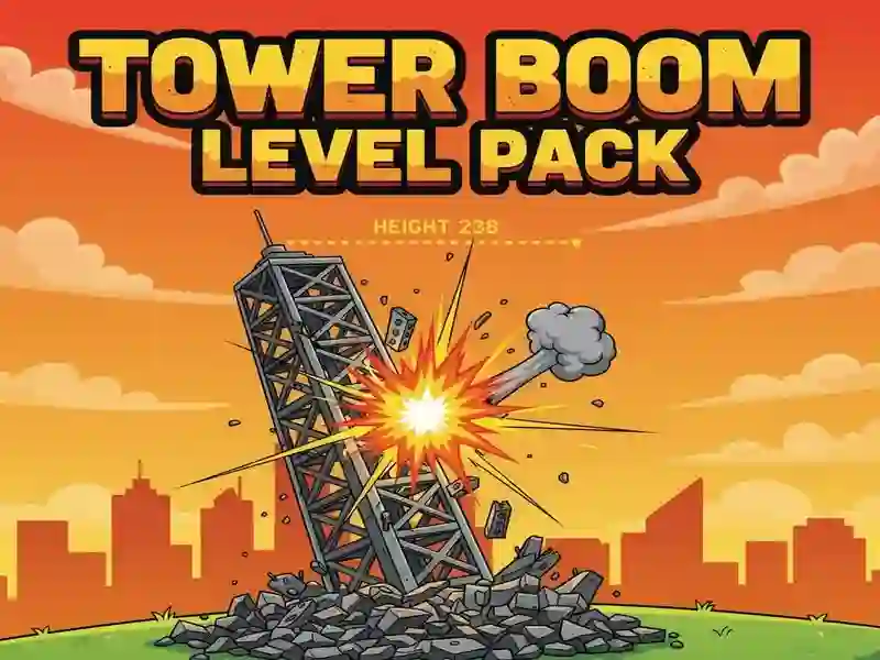 Joc Pachet de nivel Tower Boom on-line Joc Pachet de nivel Tower Boom on-line