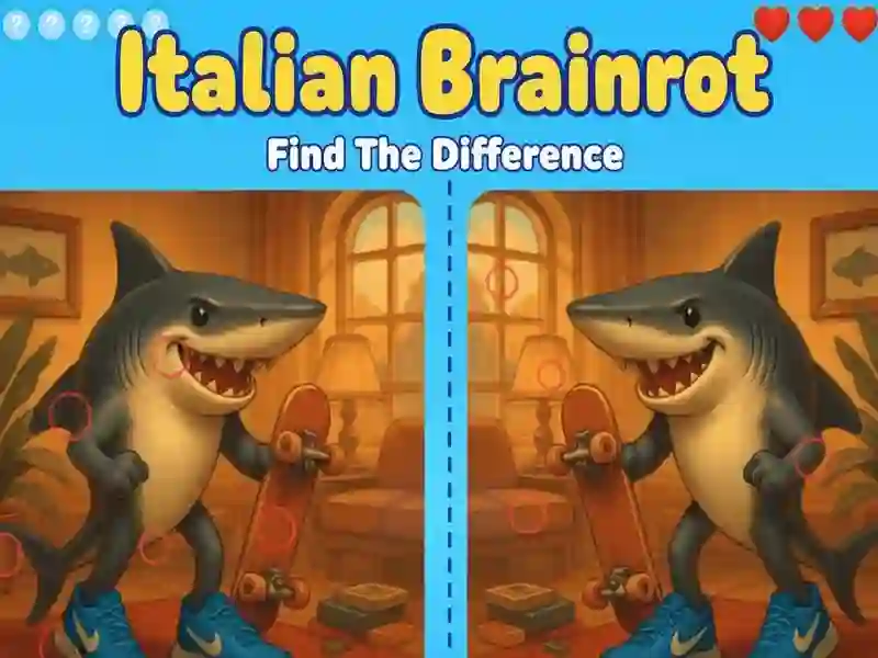 Joc Brainrot italian: Găsește diferența on-line Joc Brainrot italian: Găsește diferența on-line