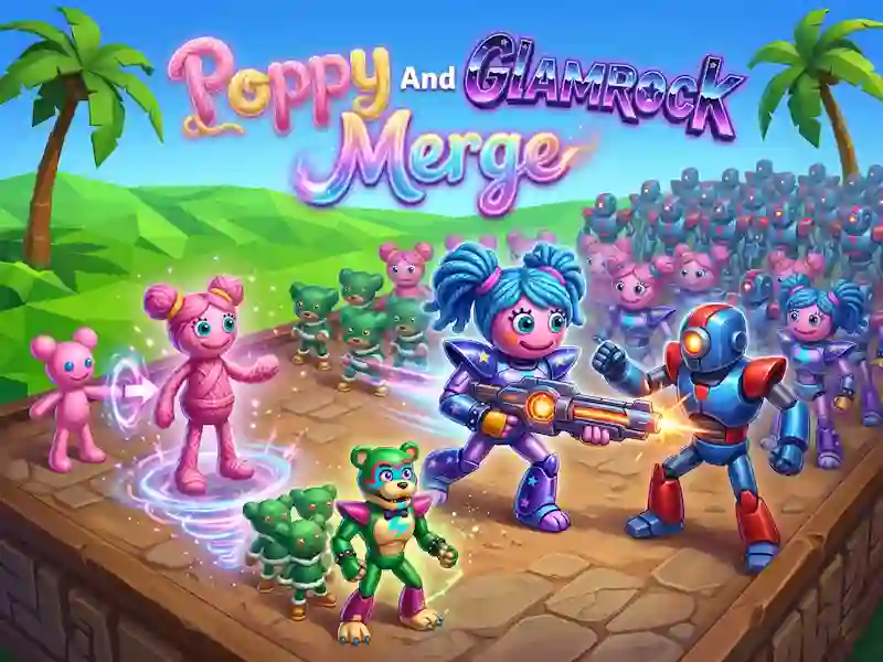Joc Poppy And Glamrock Merge on-line