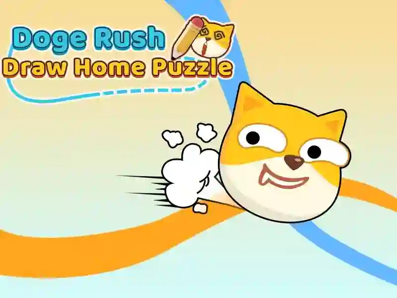 Joc Doge Rush Desen Home Puzzle on-line