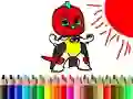 Joc Înapoi la Școală: Colorarea Băiatului cu Masca on-line Joc Înapoi la Școală: Colorarea Băiatului cu Masca on-line