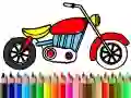 Joc Înapoi la școală: Coloring Motociclete on-line Joc Înapoi la școală: Coloring Motociclete on-line