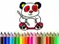 Joc Înapoi la școală: Colorare Panda on-line Joc Înapoi la școală: Colorare Panda on-line