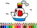 Joc Înapoi la școală: Colorare cu barca on-line Joc Înapoi la școală: Colorare cu barca on-line