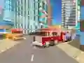 Joc Simulator de conducere a camionului de salvare în Orașul Focului on-line Joc Simulator de conducere a camionului de salvare în Orașul Focului on-line