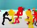 Joc Lupta pe stradă Stickman 3D on-line Joc Lupta pe stradă Stickman 3D on-line