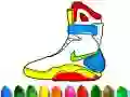 Joc Înapoi la școală: Colorare pantofi on-line Joc Înapoi la școală: Colorare pantofi on-line