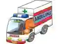 Joc Puzzle cu Ambulanță de Desene Animate on-line Joc Puzzle cu Ambulanță de Desene Animate on-line