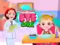 Joc Îngrijirea Ochilor lui Baby Hazel on-line Joc Îngrijirea Ochilor lui Baby Hazel on-line