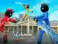 Joc Bătălia de stradă Stickman: Poliție vs Gangsteri on-line