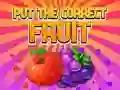 Joc Pune fructul corect on-line Joc Pune fructul corect on-line