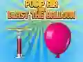 Joc Pompați aer și explodați balonul on-line Joc Pompați aer și explodați balonul on-line