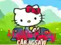 Joc Puzzle cu Mașina Hello Kitty on-line Joc Puzzle cu Mașina Hello Kitty on-line