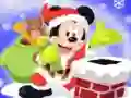 Joc Puzzle de Crăciun Disney on-line