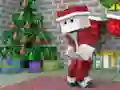 Joc Puzzle de Crăciun MineCraft on-line Joc Puzzle de Crăciun MineCraft on-line