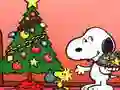Joc Puzzle de Crăciun Snoopy on-line Joc Puzzle de Crăciun Snoopy on-line