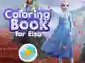 Joc Carte de colorat pentru Elsa on-line