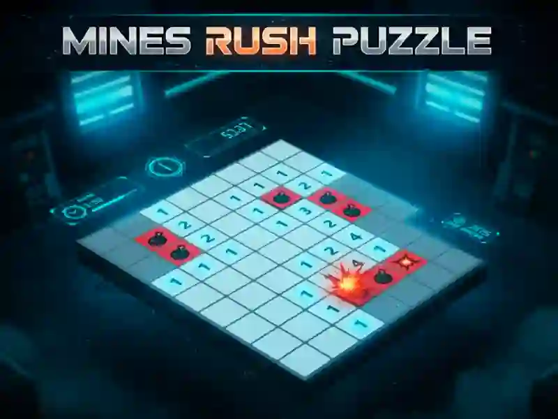 Joc Mines Rush Puzzle on-line