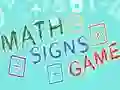 Joc Jocul Semnelor Matematice on-line Joc Jocul Semnelor Matematice on-line