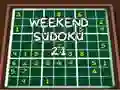 Joc Sudoku de Weekend 21 on-line Joc Sudoku de Weekend 21 on-line