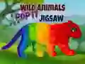 Joc Animale Sălbatice Pop It Puzzle on-line
